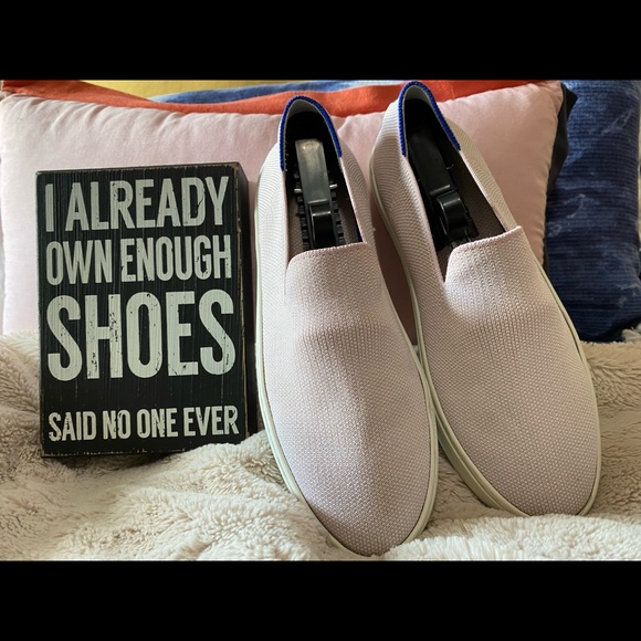 Rothy's Shoes - {Rothy’s} Washed Pink Sneaker GUC 🦄 size 6.5